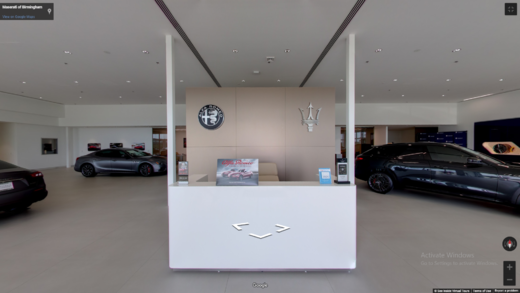 Virtual Tours for Maserati Dealerships